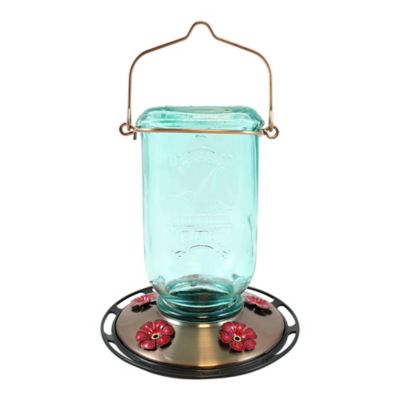 More Birds Mason Jar Hummingbird Feeder, 25 oz. Capacity