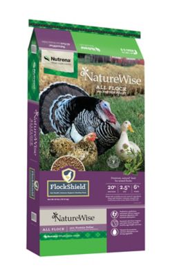 Nutrena NatureWise All Flock Pelleted Poultry Feed, 40 lb. Bag