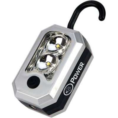 Performance Tool 123 Lumen 2-in-1 LED Work Light, Silver, 4.9 in. x 2.1 in. x 1.7 in.