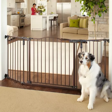 MyPet Windsor Arch Extra Wide Steel Pet Gate 38.3" to 72" Width Pet Gates