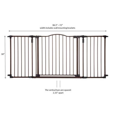 Image showing  Extra Wide Windsor Arch Walk-Through Steel Pet Gate, 38.3 in. to 72 in. W