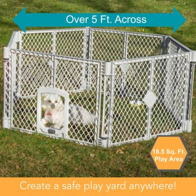 Image showing  Indoor/Outdoor 6-Panel Petyard Passage Pet Exercise Pen, 26 in.
