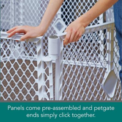 Image showing 5 th MyPet Indoor/Outdoor 6-Panel Petyard Passage Pet Exercise Pen, 26 in.