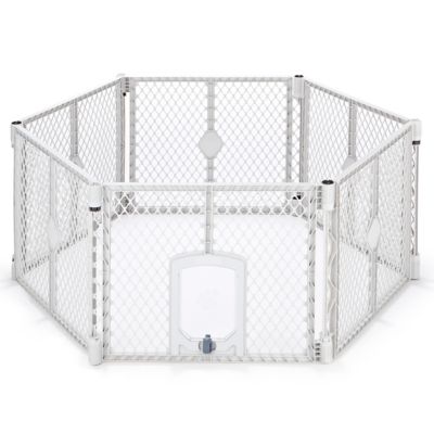 Image showing 8 th MyPet Indoor/Outdoor 6-Panel Petyard Passage Pet Exercise Pen, 26 in.