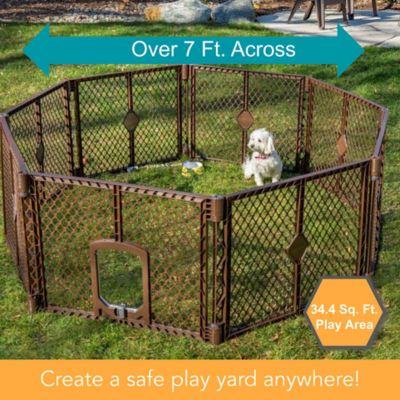 Image showing  Indoor/Outdoor 8-Panel Petyard Passage Pet Exercise Pen, 26 in.