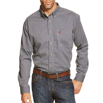 Image showing 0 th Ariat Men's FR Basic Long Sleeve Work Shirt, 10013513