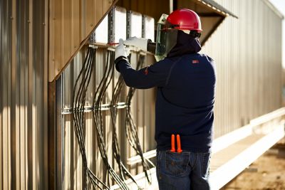 Image showing  Men's Flame-Resistant Long-Sleeve Henley Work Shirt