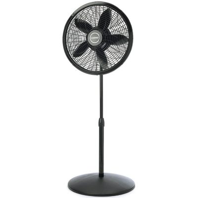 Lasko 18 in. Adjustable Elegance and Performance Pedestal Fan, Black