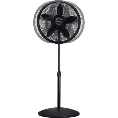 Image showing  18 in. Adjustable Elegance and Performance Pedestal Fan, Black