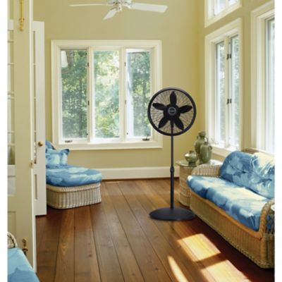 Image showing 5 th Lasko 18 in. Adjustable Elegance and Performance Pedestal Fan, Black