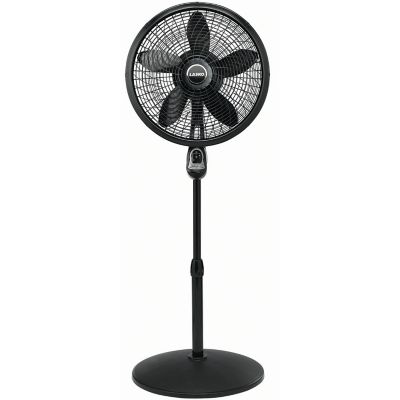 Lasko 18 in. Cyclone Pedestal Fan with Remote Control, Black