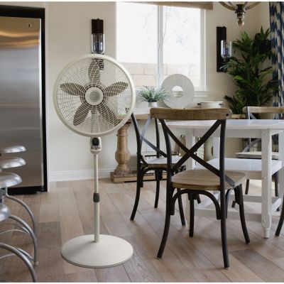Image showing 5 th Lasko 18 in. Adjustable Cyclone Pedestal Fan with Remote Control, White