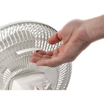 Image showing  12 in. Table Fan, White
