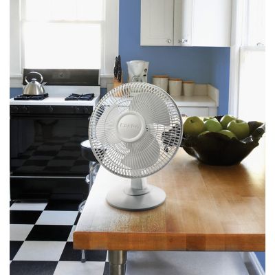 Image showing  12 in. Table Fan, White