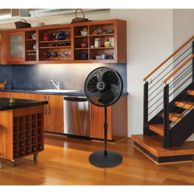Image showing 5 th Lasko 16 in. Performance Pedestal Fan, Black