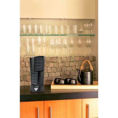 Image showing  6 in. Desktop Wind Tower Fan, Black