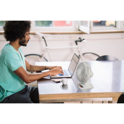 Image showing  6 in. Personal Fan, White