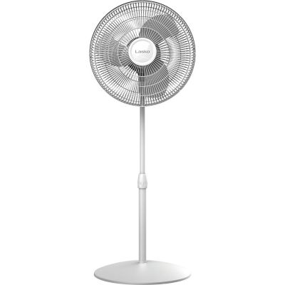 Lasko 16 in. Oscillating Stand Fan, White