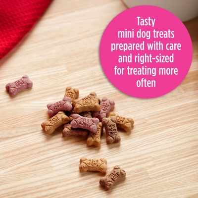 Image showing  Mini's Beef, Chicken and Bacon Flavor Dog Biscuit Treats, 36 oz.