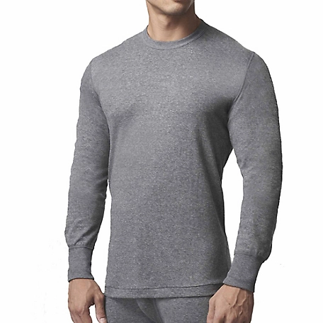 Stanfield's Men's Long-Sleeve 2-Layer Shirt, Charcoal Mix