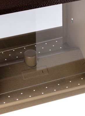 Image showing  8.37 lb. Hopper Bird Feeder with Suet Holders, 2 Suet Cake Capacity, Large