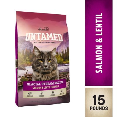 4health Untamed Glacial Stream All Life Stages Grain-Free Salmon and Lentils Formula Dry Cat Food