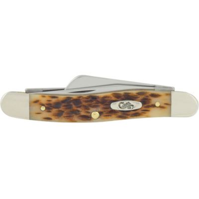 Image showing  2.56 in. Bone CS Medium Stockman Knife, Amber