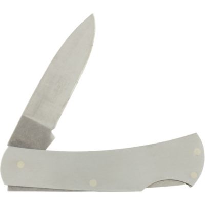 Image showing  2.19 in. Executive Lockback Brushed Stainless-Steel Pocket Knife