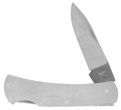 Image showing  2.19 in. Executive Lockback Brushed Stainless-Steel Pocket Knife