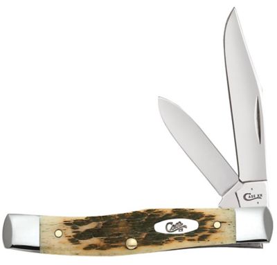 Image showing  2.56 in. Bone CV Texas Jack Pocket Knife, Amber
