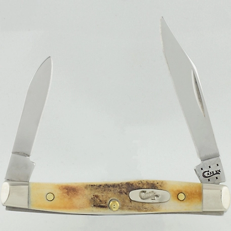 Case Cutlery 2 in. Genuine Stag Small Pen Pocket Knife