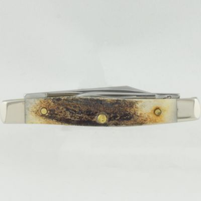 Image showing  2 in. Genuine Stag Small Pen Pocket Knife