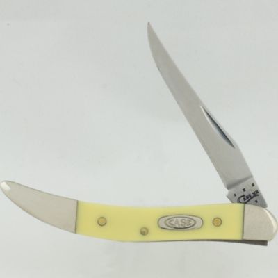 Case Cutlery 2.25 in. Smooth Synthetic CS Small Texas Toothpick Knife, Yellow