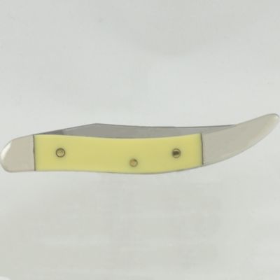 Image showing  2.25 in. Smooth Synthetic CS Small Texas Toothpick Knife, Yellow