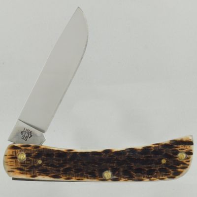 Image showing  2.81 in. Bone Sod Buster Jr. Knife, Amber