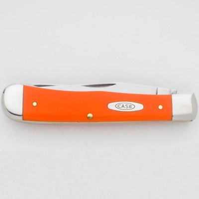 Image showing  3.25 in. Smooth Synthetic Trapper Pocket Knife, Orange