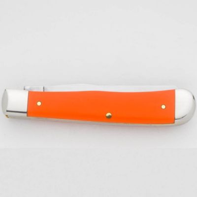 Image showing  3.25 in. Smooth Synthetic Trapper Pocket Knife, Orange