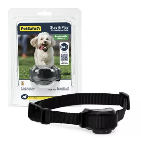 PetSafe Stay and Play Wireless Fence Replaceable Battery Pet Collar Receiver Electric Fence Collars