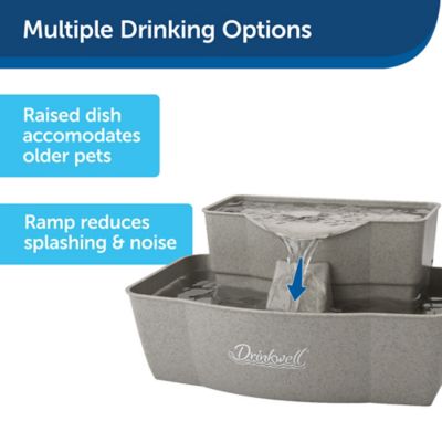 Image showing  100 oz. Multi-Tier Plastic Pet Water Fountain