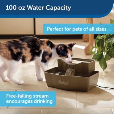 Image showing  100 oz. Multi-Tier Plastic Pet Water Fountain