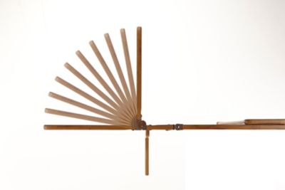 Image showing  32 in. Premium Plus Freestanding Wooden Pet Gate with Door