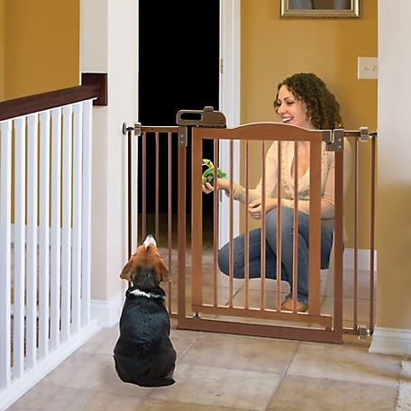 Richell One-Touch Pet Gate II, 32.1-36.4 in.