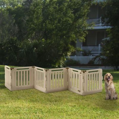 Image showing  Convertible Indoor/Outdoor Plastic Pet Play Pen