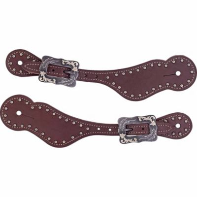 Weaver Leather Women's Oiled Harness Leather Spur Straps