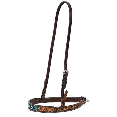 Weaver Leather Turquoise Cross Beaded Noseband, 1-1/4 in.