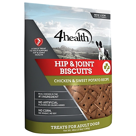 4health Special Care Hip and Joint Chicken and Sweet Potato Recipe Treats for Dogs, 3 lb.