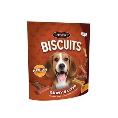 Retriever Gravy-Basted Flavor Dog Biscuit Treats, 4 lb.