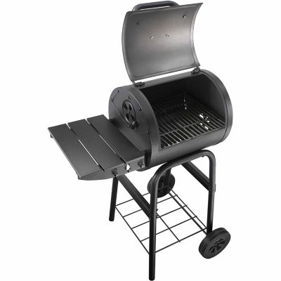 Image showing  American Gourmet 225 Series Barrel Charcoal Grill, 225 sq. in., Black