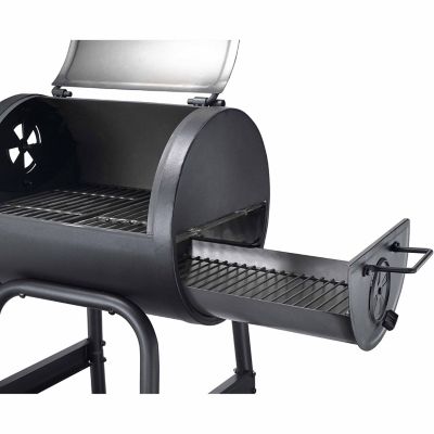 Image showing  American Gourmet 225 Series Barrel Charcoal Grill, 225 sq. in., Black