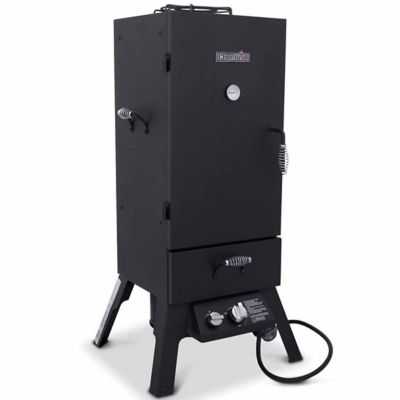 Char-Broil Gas Vertical Smoker, 16,500 BTU, 3 Racks, 21.5 in. x 21.5 in. x 45.5 in., 66 lb.